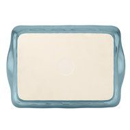 Rachael Ray Cucina Stoneware 9-Inch x 13-Inch Rectangular Baker, Agave Blue N3