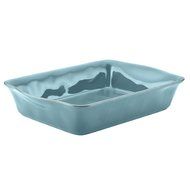 Rachael Ray Cucina Stoneware 9-Inch x 13-Inch Rectangular Baker, Agave Blue N4