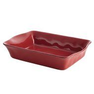Rachael Ray Cucina Stoneware 9-Inch x 13-Inch Rectangular Baker, Agave Blue N8