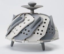 PerPor Lotus Plus Folding Non-scratch Steamer Basket - Kitchen Cooking Tool Cookware for Fruit,Vegetable Gray