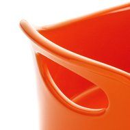 Rachael Ray Stoneware 2-Piece Bubble &amp; Brown Round Baker Set, Orange N3