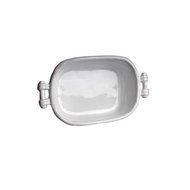 Abigails Casa Bianca Small 1-1/2-Quart Oval Casserole Dish