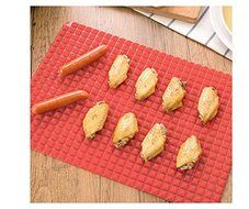 Outdoor Silicone Heat-Resistant BBQ Mat/Baking Mat/Baking sheet - Multipurpose Bakeware/Ovenware/Pyramid Pan/Microwave... N5