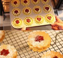 UpGoo Vegetable Cutters Shapes Set (8 Piece) - Cookie Cutters Mold Fruit Pie Crust Biscuit Presses Cutters Stamps... N14