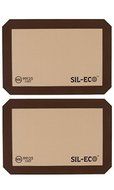 Sil-Eco E-99125 Non-Stick Silicone Baking Liner, Quarter Sheet Size, 8-1/4&quot; x 11-3/4&quot; (2 Pack)