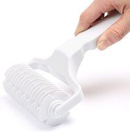 Dirza Lattice Cutter for Kitchen Baking Dough Cookie Pie Pizza Pastry White