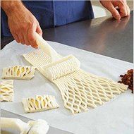 Dirza Lattice Cutter for Kitchen Baking Dough Cookie Pie Pizza Pastry White N4