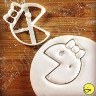 Ms. Pac-Man cookie cutter