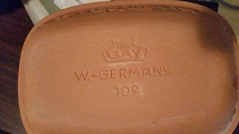 1971 Bay Keramik Romertopf (W. Germany Nr. 109 Amerika) N3