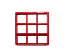 1 Inch Square 9 Count Cutter