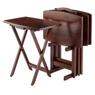 Winsome Wood TV Table Set, Walnut N2