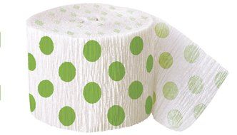 Polka Dot Cupcake Kit for 24, Lime Green N6