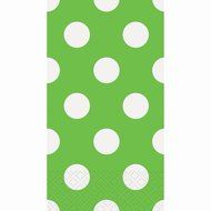 Polka Dot Cupcake Kit for 24, Lime Green N10