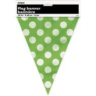 Polka Dot Cupcake Kit for 24, Lime Green N11