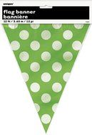 Polka Dot Cupcake Kit for 24, Lime Green N13