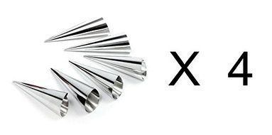 Cream Horn Molds, Set 12 N5