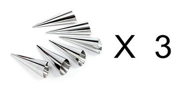 Cream Horn Molds, Set 12 N6