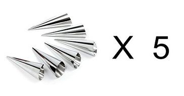 Cream Horn Molds, Set 12 N7