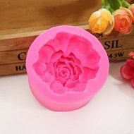 UEETEK 3D Rose Flower Baking Cups Silicone Muffin Cup Cookie Mold Fondant Chocolate Cutter Mould Decorating Tool... N3