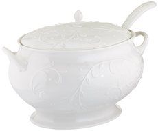 Lenox Opal Innocence Carved 13-Inch Rectangular Baker N4