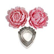 Kootips 4 pcs Set of Peony Flower Cutter Decor Fondant Cake Cutters for Stainless Steel