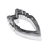 Kootips 4 pcs Set of Peony Flower Cutter Decor Fondant Cake Cutters for Stainless Steel N3