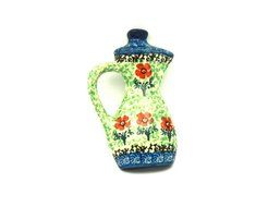 Polish Pottery Magnet - Pitcher - Maraschino