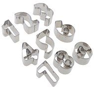 AGPtek 3PCS Stainless Steel Cookie Cutters Cake Mold Pastry Cutter - Carnation Shapes N4