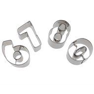 AGPtek 3PCS Stainless Steel Cookie Cutters Cake Mold Pastry Cutter - Carnation Shapes N6