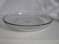 Longaberger Trellis Glass Low Bowl N3