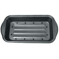 Evelots 2 Piece Non Stick Meatloaf Pan Drains Fat As It Cooks - Cooking &amp; Baking N3