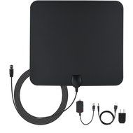 1PLUS TV Antenna 50 Miles Range Amplified Digtial TV Antenna with Detachable Amplifier, HDTV Indoor Antenna for...