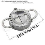Dumpling Maker, Newness Stainless Steel Dumpling Maker and Dough Press for Home Kitchen, Stainless Steel Dumpling... N2