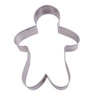 Asunflower 3Pcs Stainless Cookie Biscuit Fruit Cutter Gingerbread Boy Man Shape Mold DIY Baking Tools N2