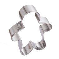 Asunflower 3Pcs Stainless Cookie Biscuit Fruit Cutter Gingerbread Boy Man Shape Mold DIY Baking Tools N3