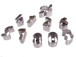 Asunflower 3Pcs Stainless Cookie Biscuit Fruit Cutter Gingerbread Boy Man Shape Mold DIY Baking Tools N16