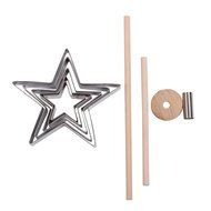 Asunflower 3Pcs Stainless Cookie Biscuit Fruit Cutter Gingerbread Boy Man Shape Mold DIY Baking Tools N23