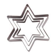 Asunflower 3Pcs Stainless Cookie Biscuit Fruit Cutter Gingerbread Boy Man Shape Mold DIY Baking Tools N38