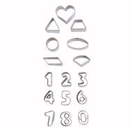 Asunflower 3Pcs Stainless Cookie Biscuit Fruit Cutter Gingerbread Boy Man Shape Mold DIY Baking Tools N82