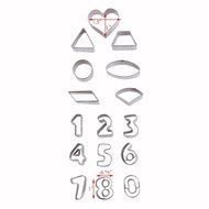 Asunflower 3Pcs Stainless Cookie Biscuit Fruit Cutter Gingerbread Boy Man Shape Mold DIY Baking Tools N86
