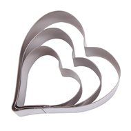 Asunflower 3Pcs Stainless Cookie Biscuit Fruit Cutter Gingerbread Boy Man Shape Mold DIY Baking Tools N89