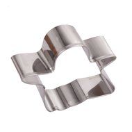Asunflower 3Pcs Stainless Cookie Biscuit Fruit Cutter Gingerbread Boy Man Shape Mold DIY Baking Tools N94