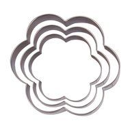 Asunflower 3Pcs Stainless Cookie Biscuit Fruit Cutter Gingerbread Boy Man Shape Mold DIY Baking Tools N97