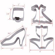 Asunflower 3Pcs Stainless Cookie Biscuit Fruit Cutter Gingerbread Boy Man Shape Mold DIY Baking Tools N133