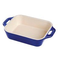 Staub Rectangular Dish, White, 5.5 x 4 - White N2