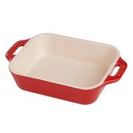 Staub Rectangular Dish, White, 5.5 x 4 - White N3