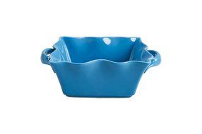 BIA 400581+976 Wavy Square Baker 9.75-Inch, Neptune Blue