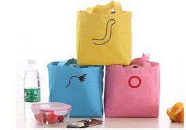Maggie&#039;s Gift Cute Lunch Bag Tote Insulated Carry Bento Box for Travel and Picnic N3