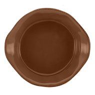Rachael Ray Cucina Stoneware 1-1/2-Quart Round Baker, Cranberry Red N5