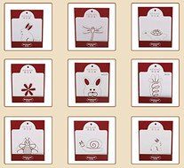 Astra shop 9-Piece Stainless Steel Cartoons Cookie Cutters Biscuits Mould Set Includes Bunny Rabbit Carrot Turtle... N6
